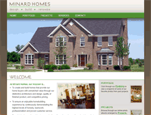 Tablet Screenshot of minardhomes.com